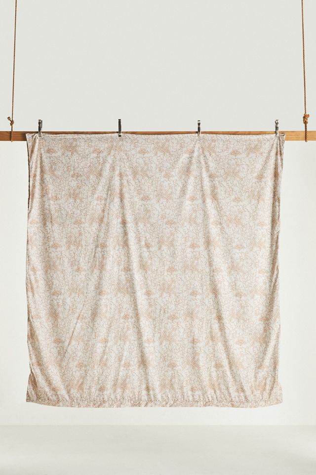 Marguerite Cotton Slub Printed Floral Duvet Cover #3