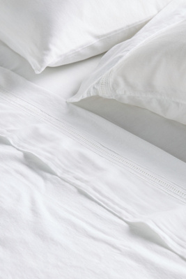 Willow Organic Cotton Spa Sateen Sheet Set - Thumbnail 4