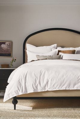 Taylor Organic Cotton Percale Embroidered Duvet​