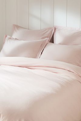 Taylor Organic Cotton Percale Embroidered Duvet​