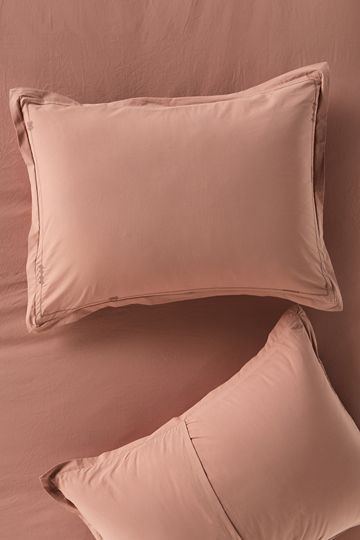 Taylor Organic Cotton Percale Embroidered Duvet​