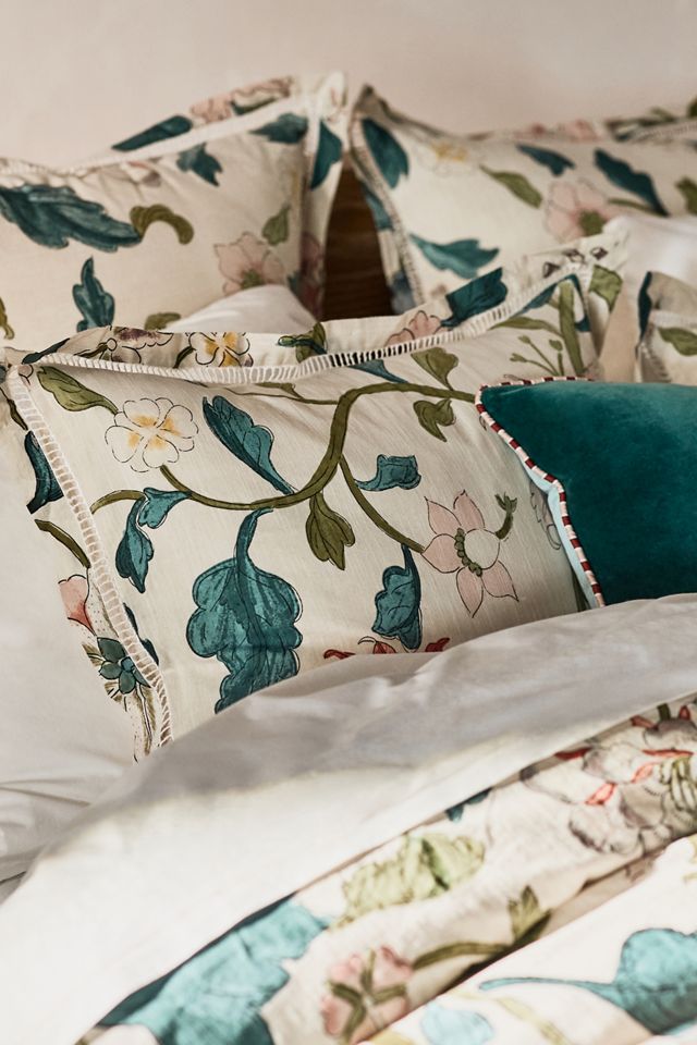 Taylor Organic Cotton Percale Embroidered Sheet Set​ #3