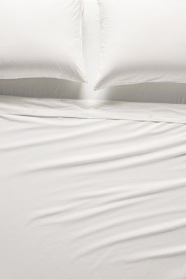 Taylor Organic Cotton Percale Embroidered Sheet Set​