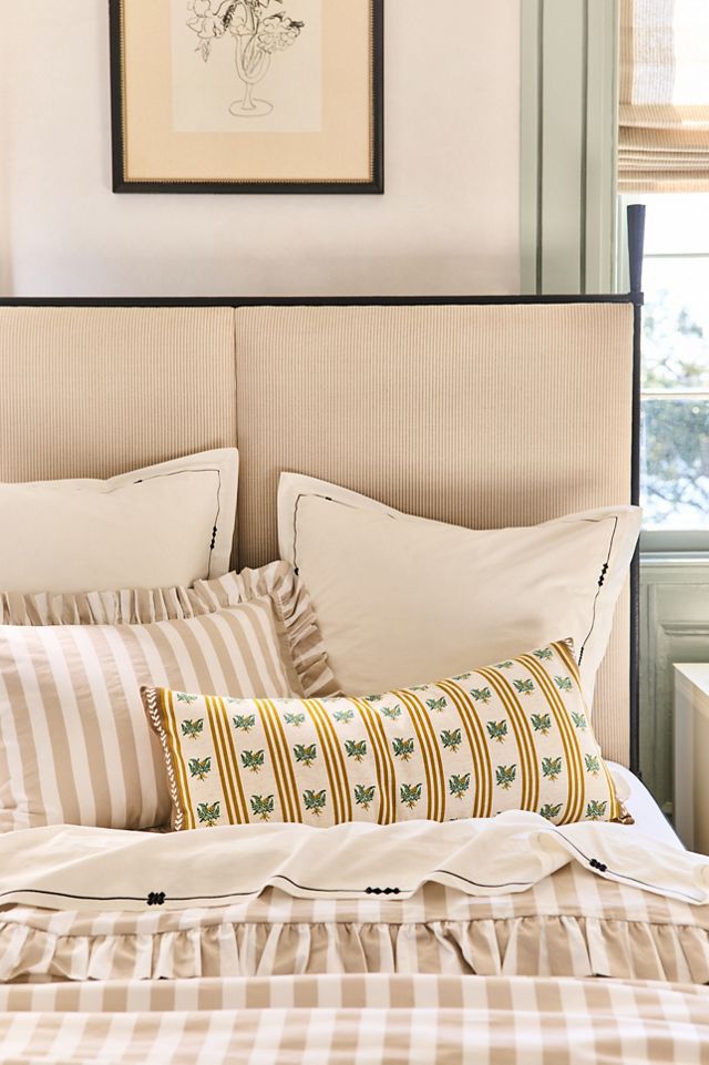 Taylor Organic Cotton Percale Embroidered Sheet Set​ #2