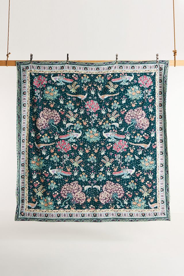 Tales Cotton Slub Printed Duvet Cover