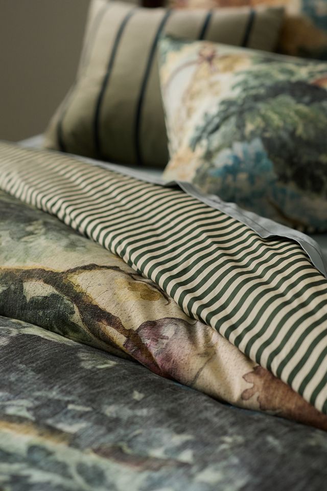 The Printed Cotton-Slub Pillow Shams, Set of 2 #1