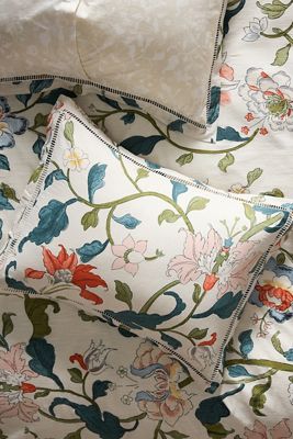 The Printed Cotton-Slub Pillow Shams, Set of 2
