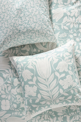 Anthropologie Kenia Cotton Floral Printed Euro Sham