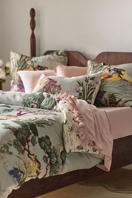 The Printed Cotton-Slub Euro Sham
