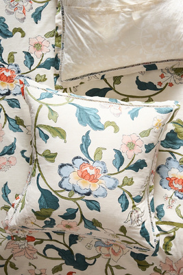 Anthropologie Hattie Cotton Slub Euro Sham