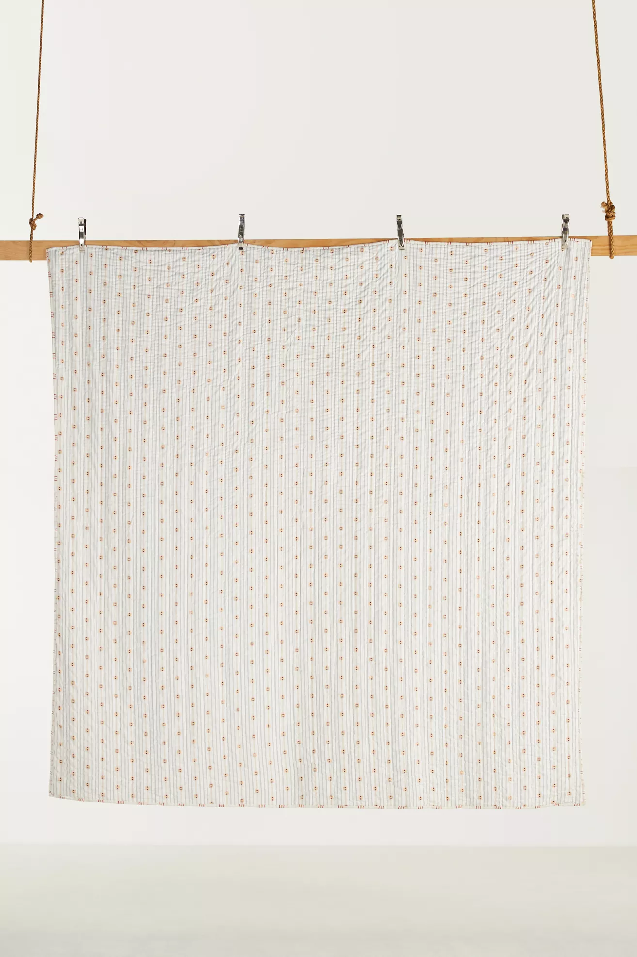 Nera Yarn Dye Jacquard Striped Quilt - thumbnail 5