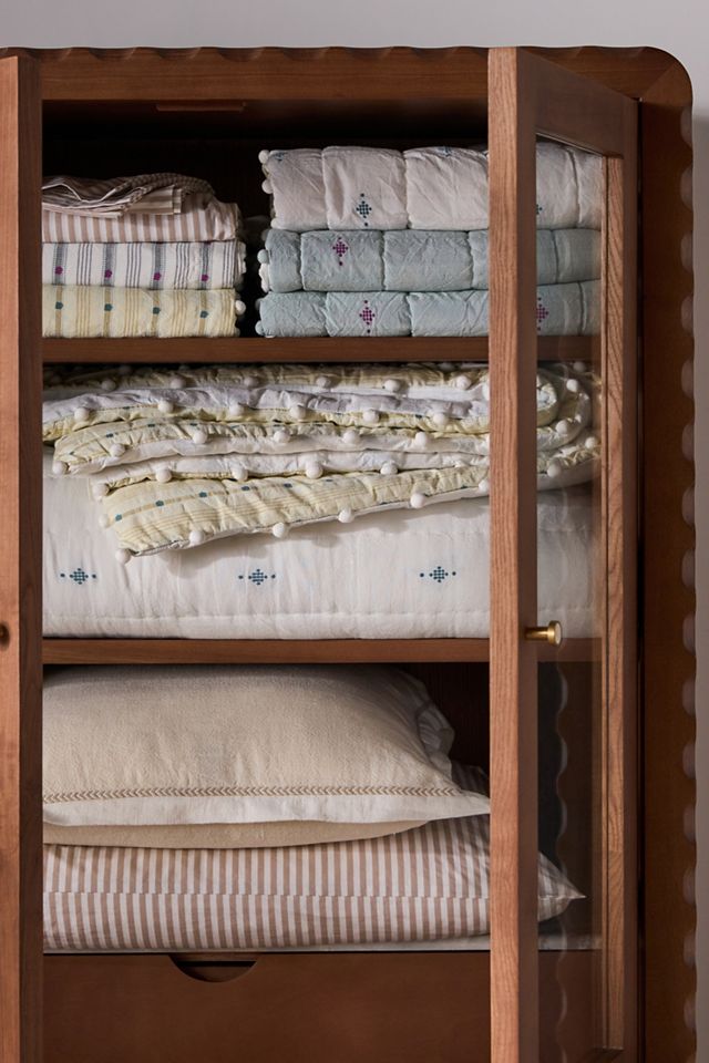 Cate Woven Cotton Shams, Set of 2 #1