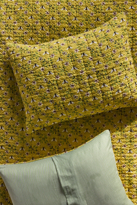 Anthropologie Lilla Cotton Shams, Set Of 2
