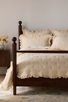 Naomi Cotton Ruffle Bedspread