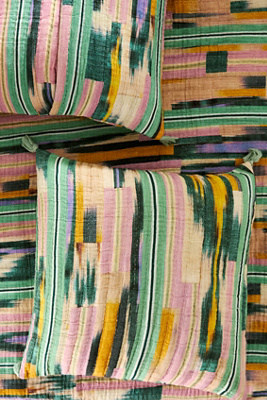 Anthropologie Naia Cotton Gauze Euro Sham