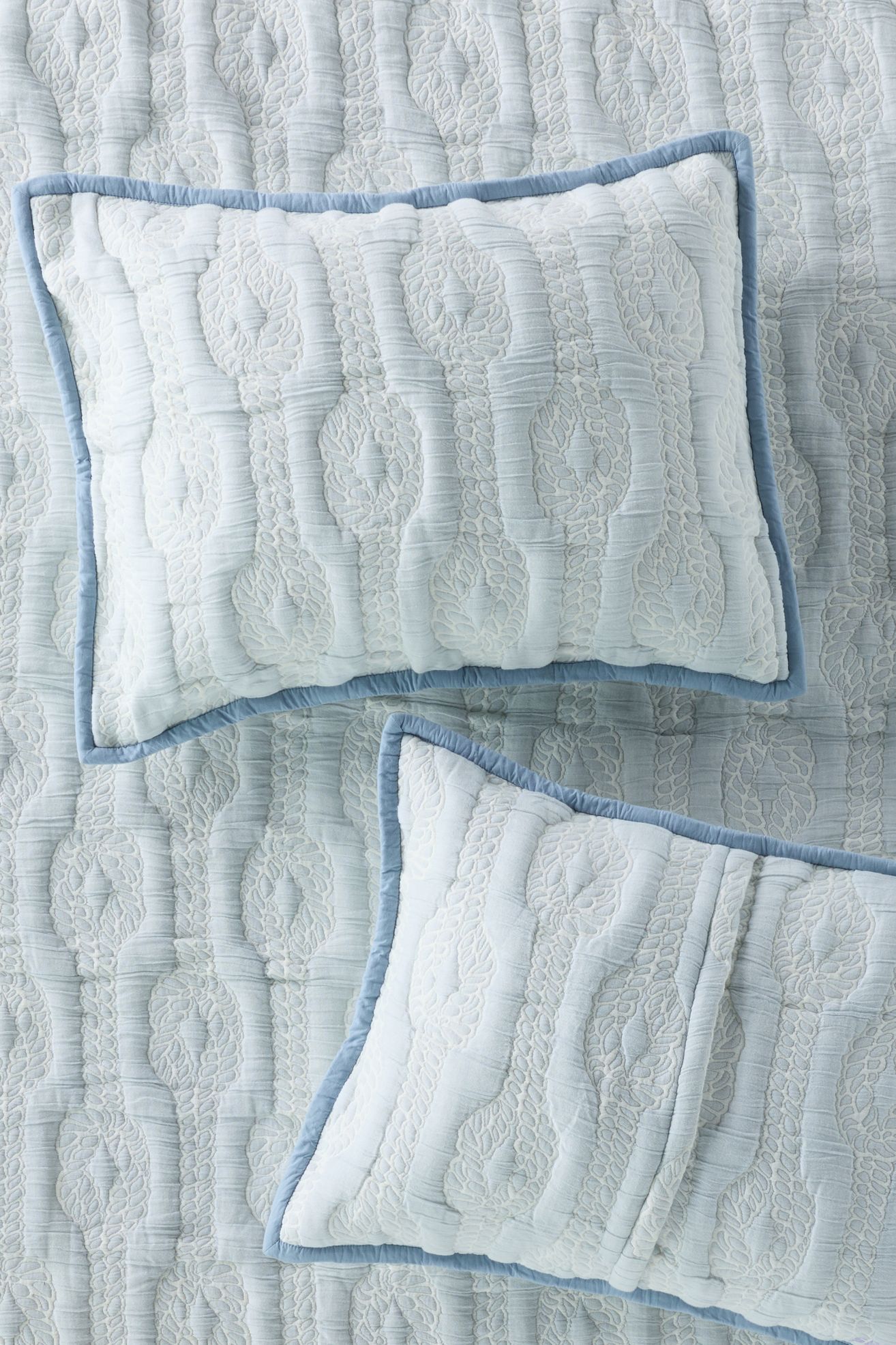 Nelly Icon Shams - Blue Knot, King Sham, Set of 2