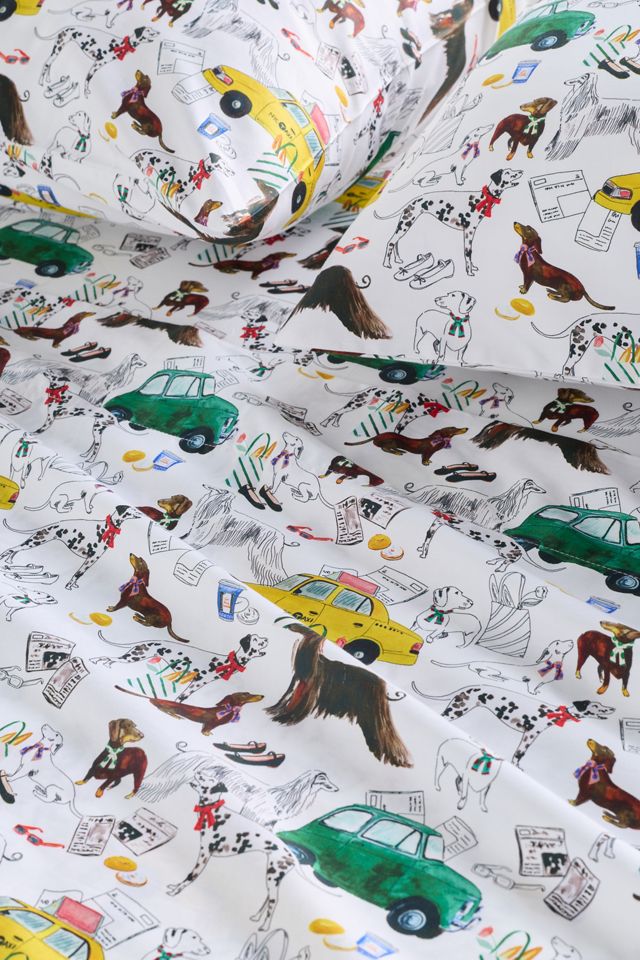 Organic Cotton Sateen Printed Sheet Set by Maeve #1