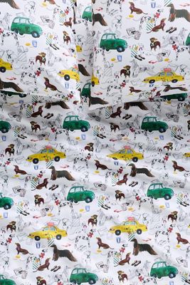 Organic Cotton Sateen Printed Sheet Set by Maeve