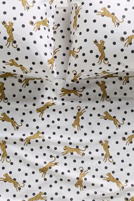 Organic Cotton Sateen Printed Sheet Set by Maeve