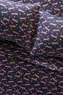 Organic Cotton Sateen Printed Sheet Set by Maeve