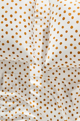 Maeve The Organic Cotton Sateen Printed Sheet Set By  In White