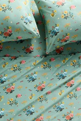 Organic Cotton Sateen Printed Sheet Set by Maeve
