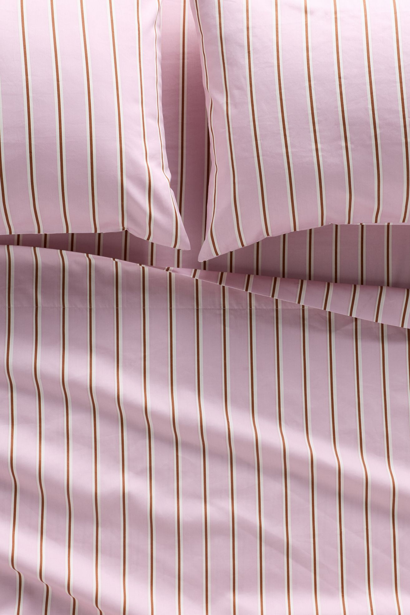 Organic Cotton Sateen Printed Sheet Set by Maeve - Varied Stripe, Queen