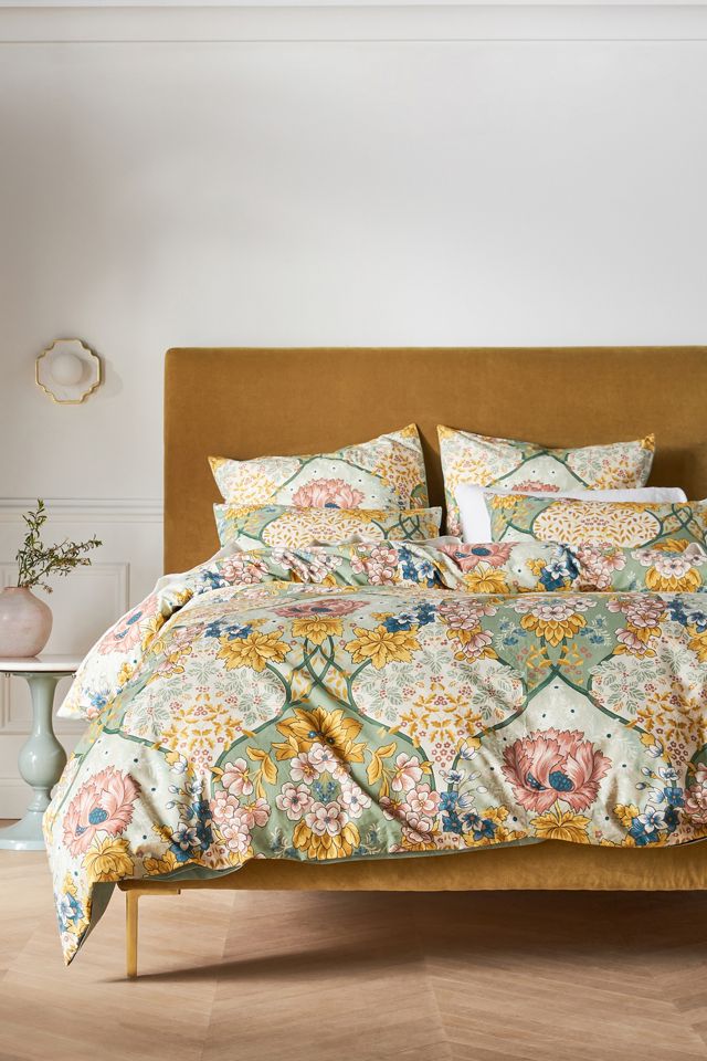 Analisa Duvet Cover, Luxury Percale Duvet Covers