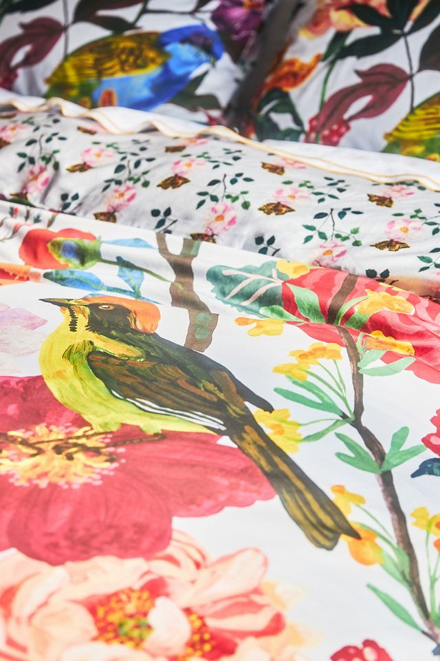 Nathalie Lete for Anthropologie Bloom Organic Sateen Duvet Cover #5