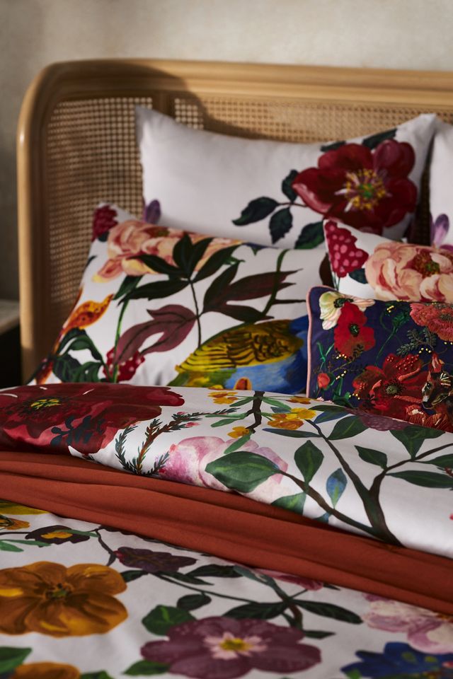 Nathalie Lete for Anthropologie Bloom Organic Sateen Duvet Cover #1