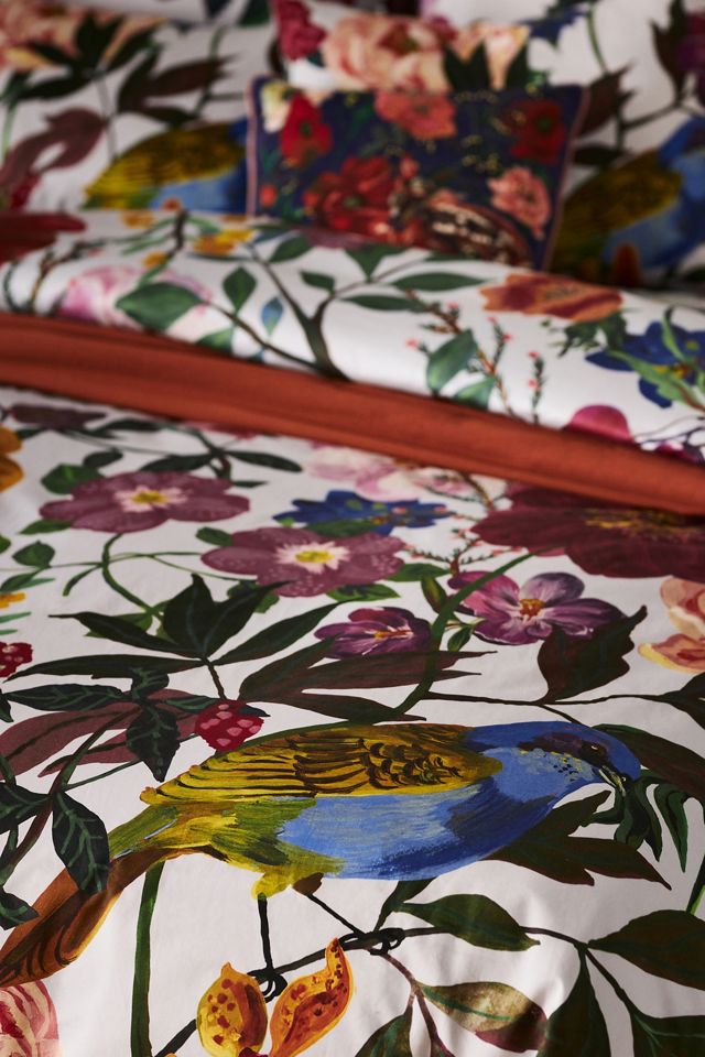 Nathalie Lete for Anthropologie Bloom Organic Sateen Duvet Cover #2