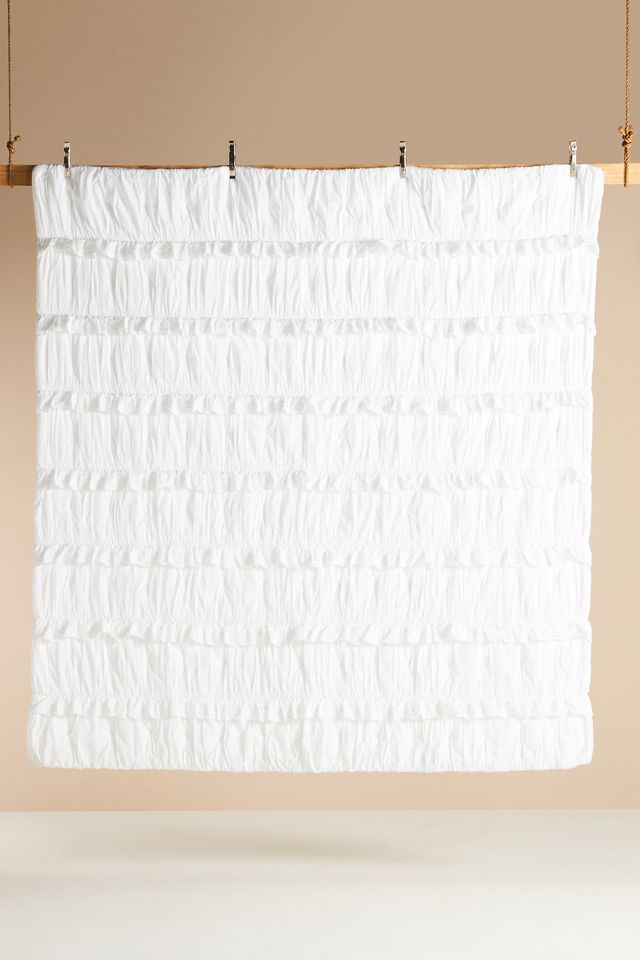 Astride Ruffled Voile Quilt | AnthroLiving