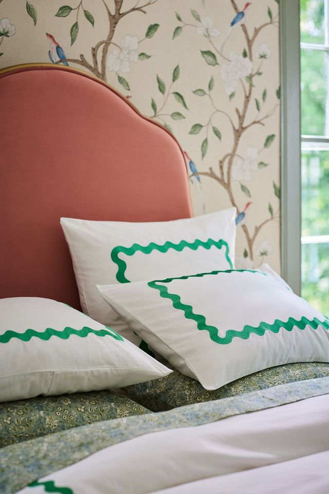 Maeve Scallop Organic Sateen Shams, Set of 2 #1