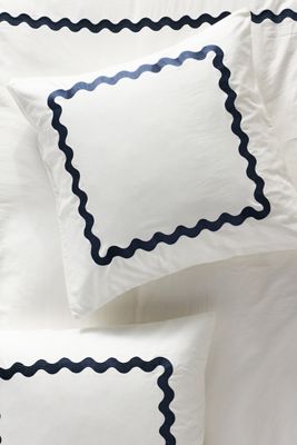 Maeve Scallop Organic Sateen Euro Sham