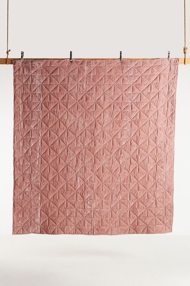 Plush Crushed Velvet Quilt #3