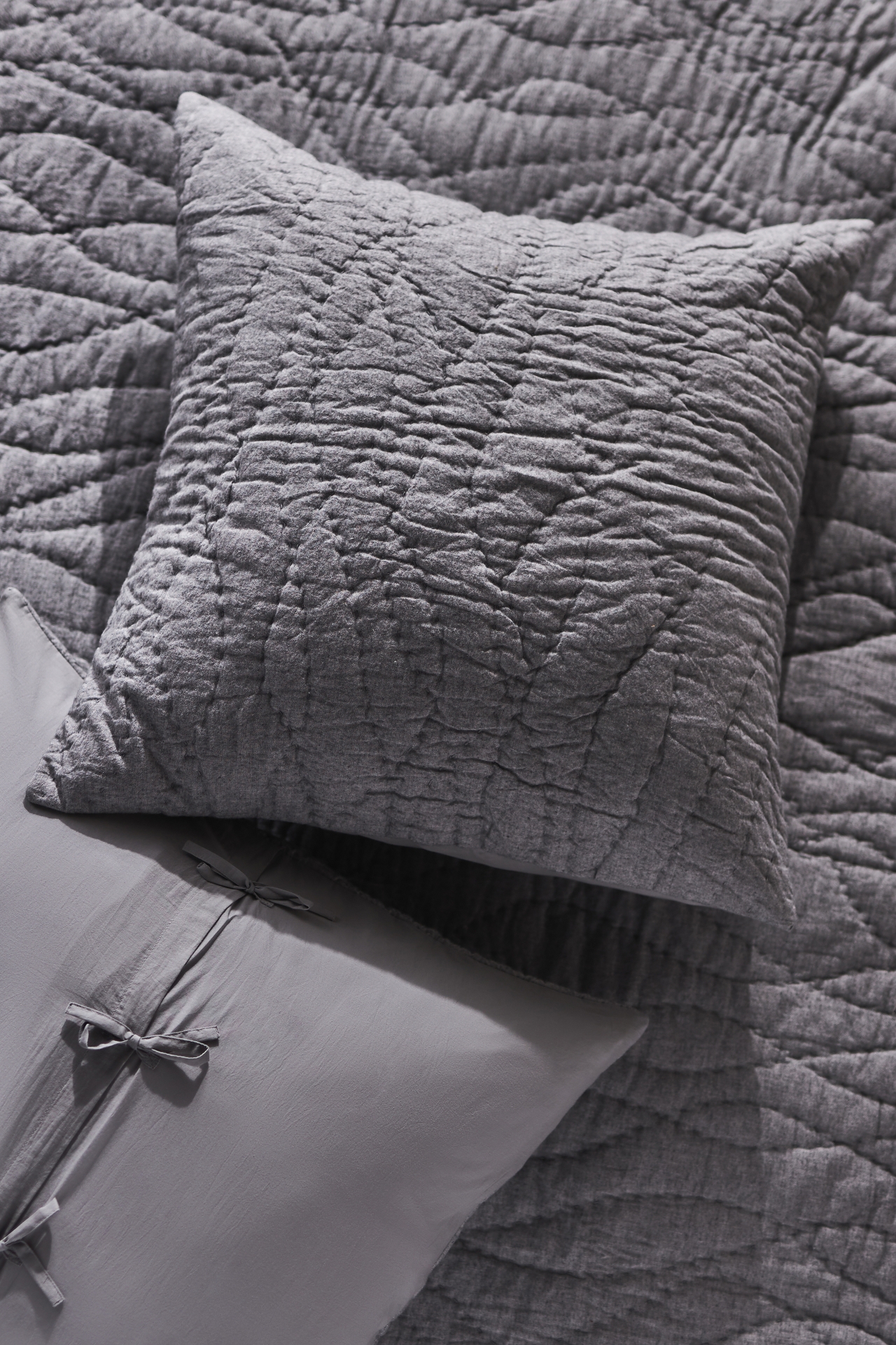 Alora Cotton Cashmere Quilted Euro Sham