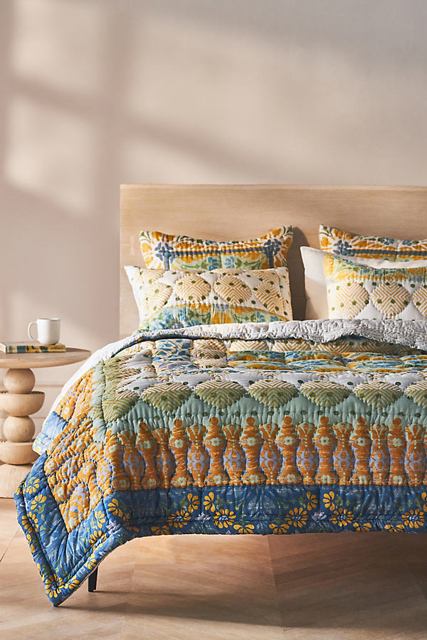 Artisan Quilts By Anthropologie Talula Sunshine Quilted Bedspread