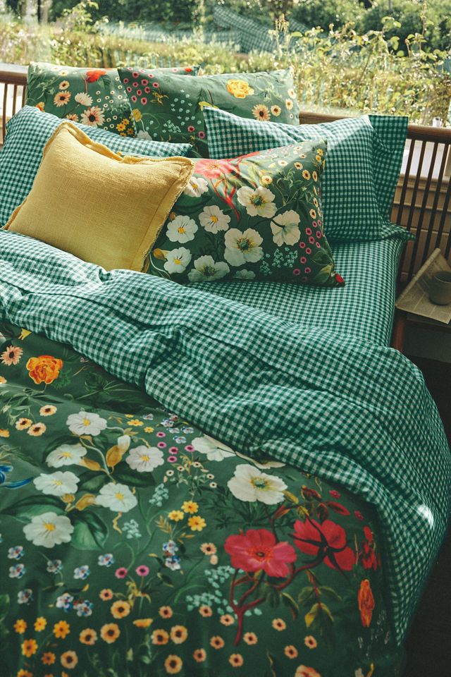 Maeve by Anthropologie Cotton Printed Duvet Cover