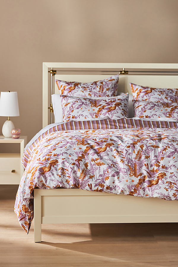 Maeve By Anthropologie Lola Duvet Cover In Purple
