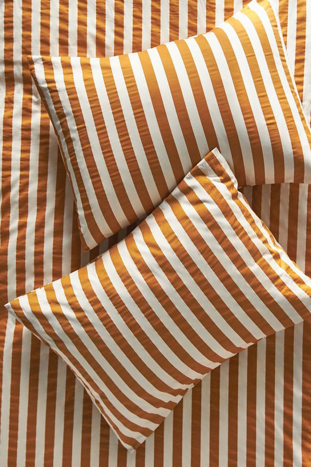 (King Size) Maeve by Anthropologie Organic Cotton Sateen Duvet Cover