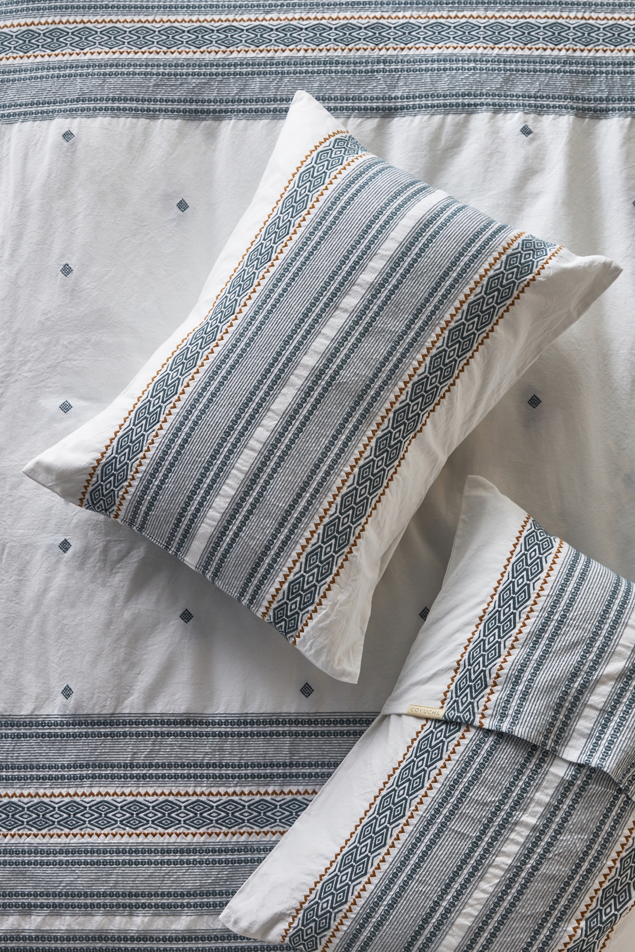 Coyuchi x Anthropologie Organic Cotton Valencia Shams, Set of 2