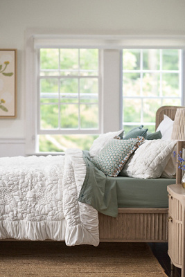 Dahlia Cotton Jersey Floral Quilt