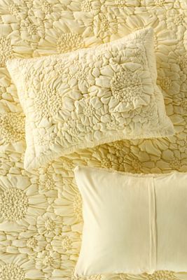 Dahlia Cotton Jersey Floral Shams, Set of 2