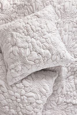 Dahlia Cotton Jersey Floral Euro Sham