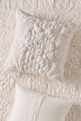 Dahlia Cotton Jersey Floral Euro Sham