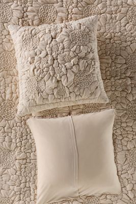 Dahlia Cotton Jersey Floral Euro Sham