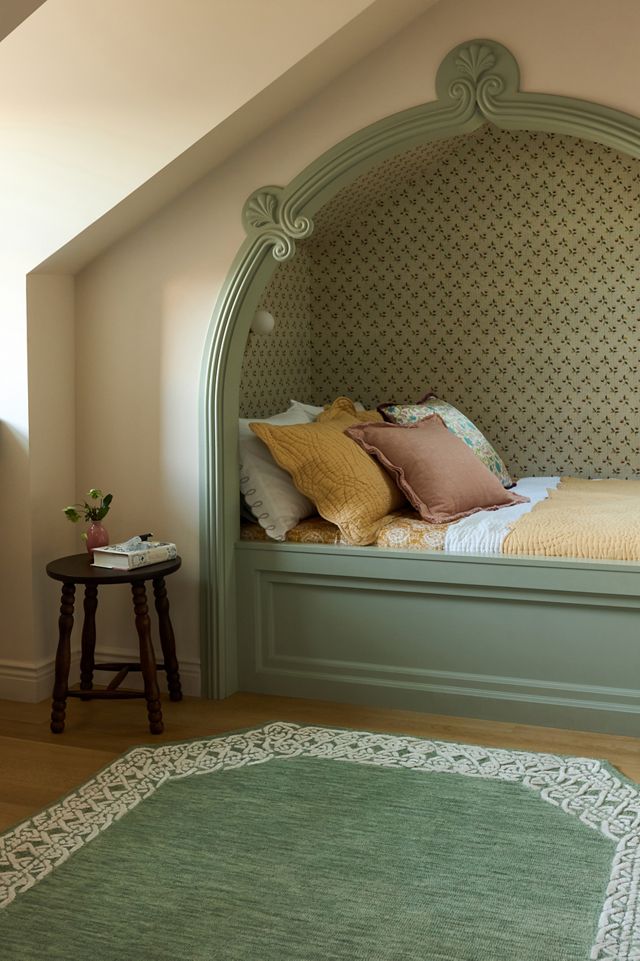 Dahlia Cotton Jersey Floral Euro Sham #1