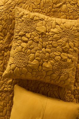 Dahlia Cotton Jersey Floral Euro Sham