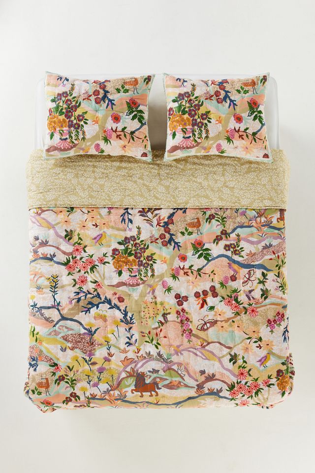 The Printed Textured Cotton Quilt Collection | AnthroHome