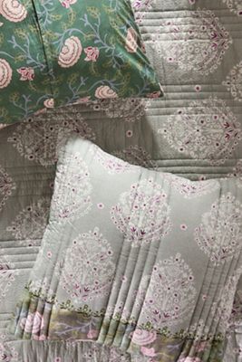 The Printed Textured Cotton Euro Sham